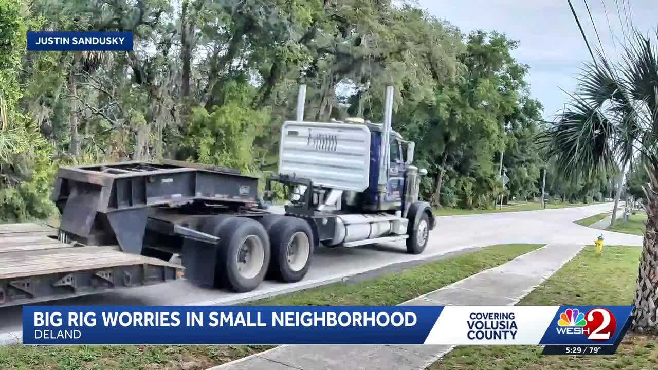 DeLand-area neighbors raise concerns about truck traffic on Marsh Road — WESH 2 Orlando, Denton Real Estate news