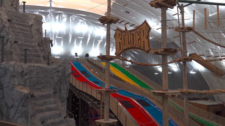 Families enjoying a day at Bolder Adventure Park before its closure